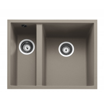 Oridian Undermount 1.5 Bowl 560x440 Sink - PEBBLE c/w waste