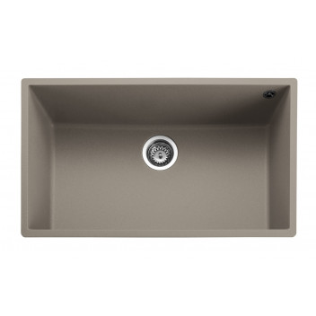 Oridian Undermount Single Bowl 760x440 Sink - PEBBLE c/w waste