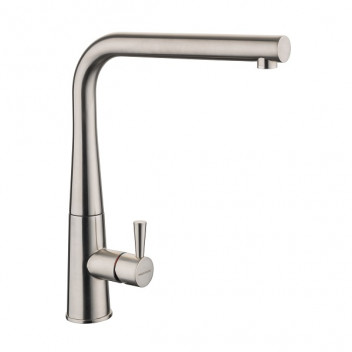 Conical Single Lever Monobloc Tap - Brushed Chrome