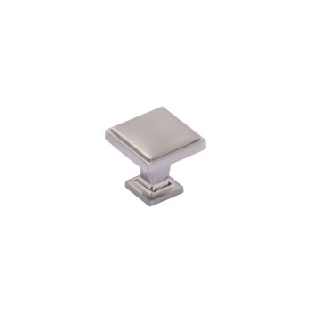 (HAN50F) FF13400 (29mm) Ines Square Knob Brushed Nickel