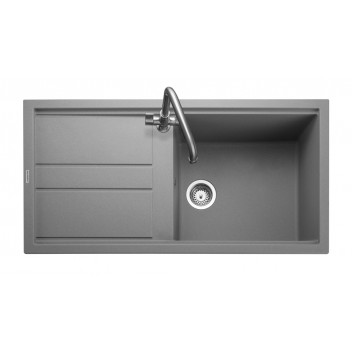 Topaz 1 Bowl 1000x510 Sink - Concrete c/w waste