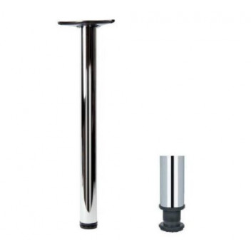870mm Table Leg Chrome
