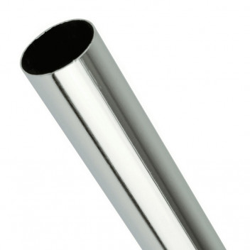 3m x 25mm (1\") Chrome Plated Round Tube