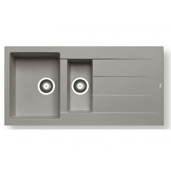 Athlos Industrial Grey 11/2 Pyragranite Sink c/w Waste