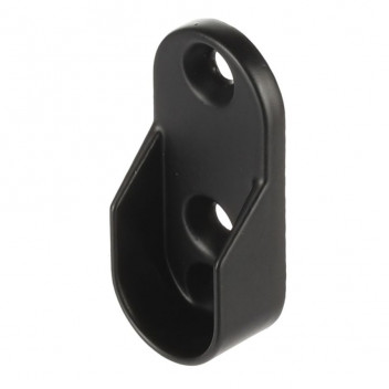 (30mm x 15mm) Black Matt Oval End Socket