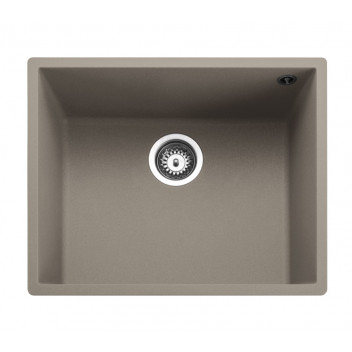 Oridian Undermount Single Bowl 540x440 Sink - PEBBLE c/w waste