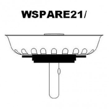 WSPARE38 Basket Strainer Waste PLUG ONLY