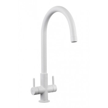 Igneous Dual Lever Tap - Arctic White