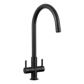 Igneous Dual Lever Tap - Matt Black