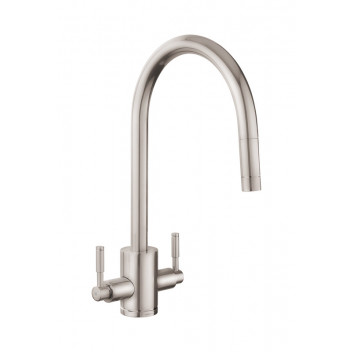Aquatrend Pull Out Tap Brushed Finish