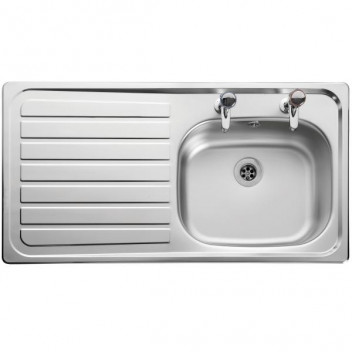 * (0.9HE) Inset 1 Bowl 2 Taphole LHD 950*508 (No Waste)