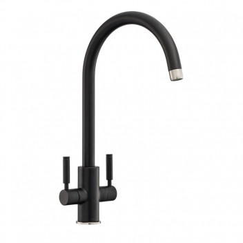 Intense Dual Lever Tap Matt Black